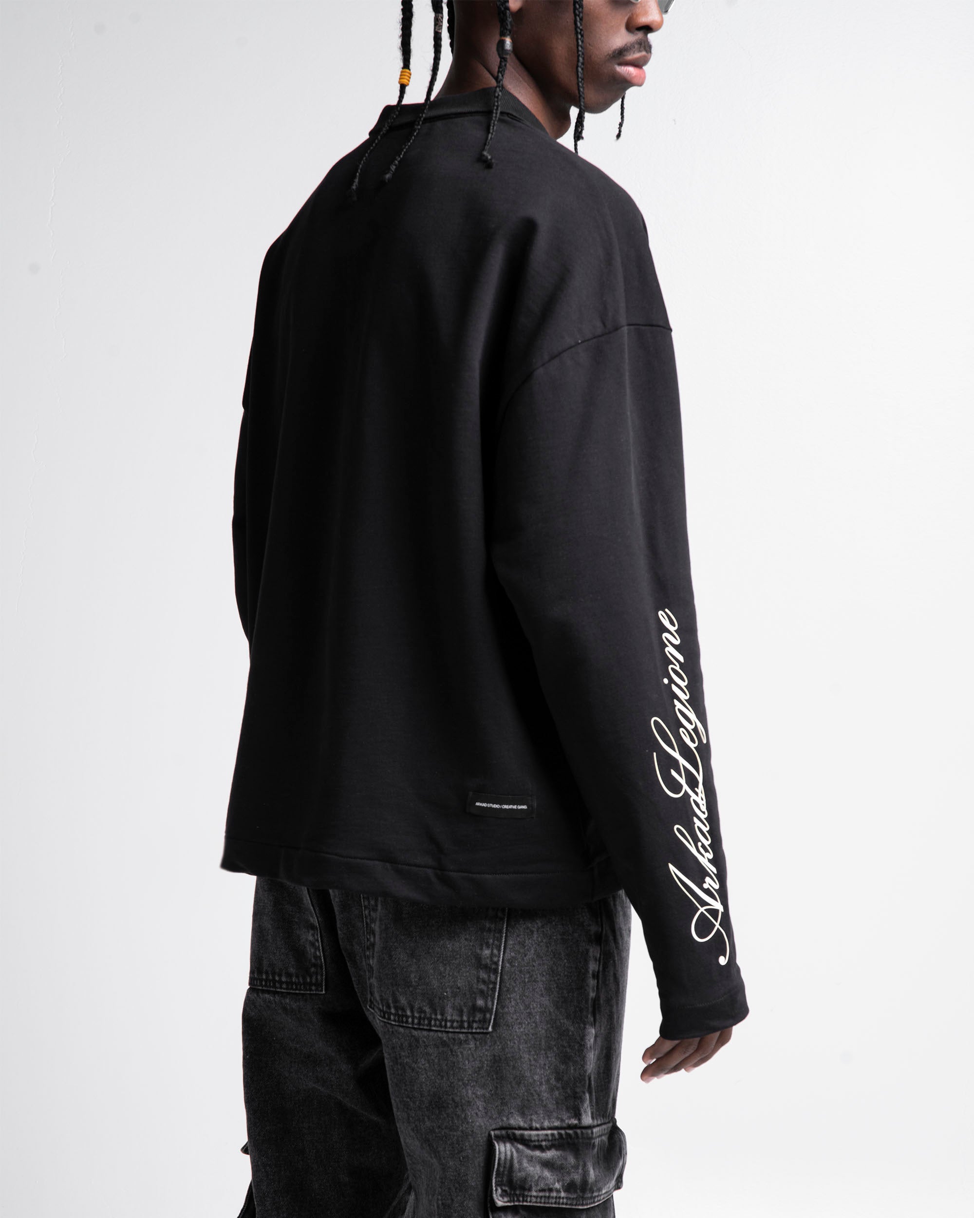 Polo Sweater Negro Legione