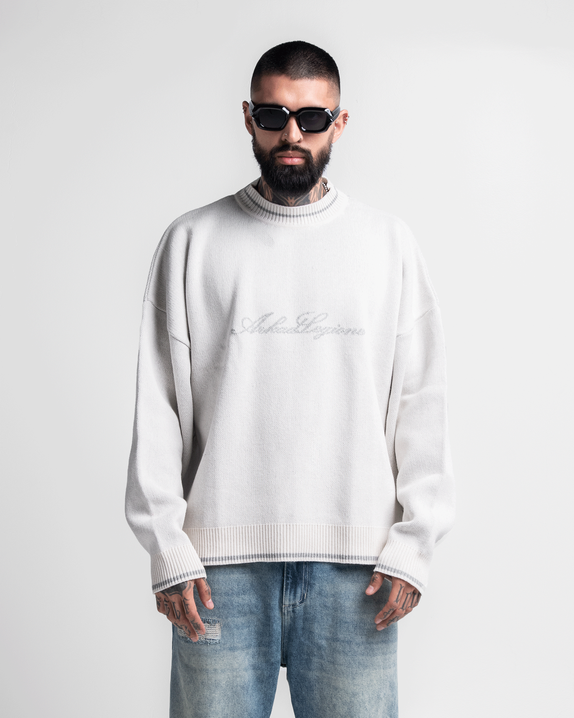 Knit Sweater Legione Blanco