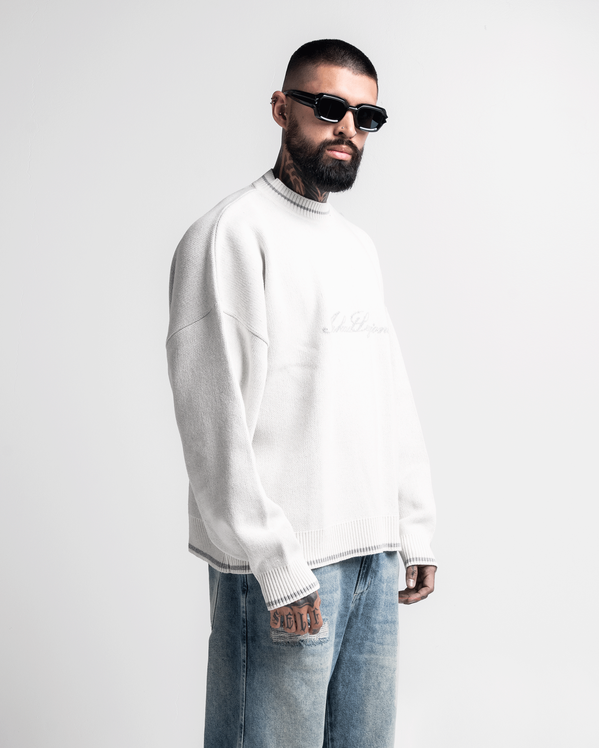 Knit Sweater Legione Blanco