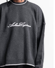 Knit Sweater Legione Gris Oscuro