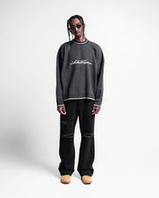 Knit Sweater Legione Gris Oscuro