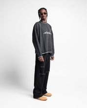 Knit Sweater Legione Gris Oscuro