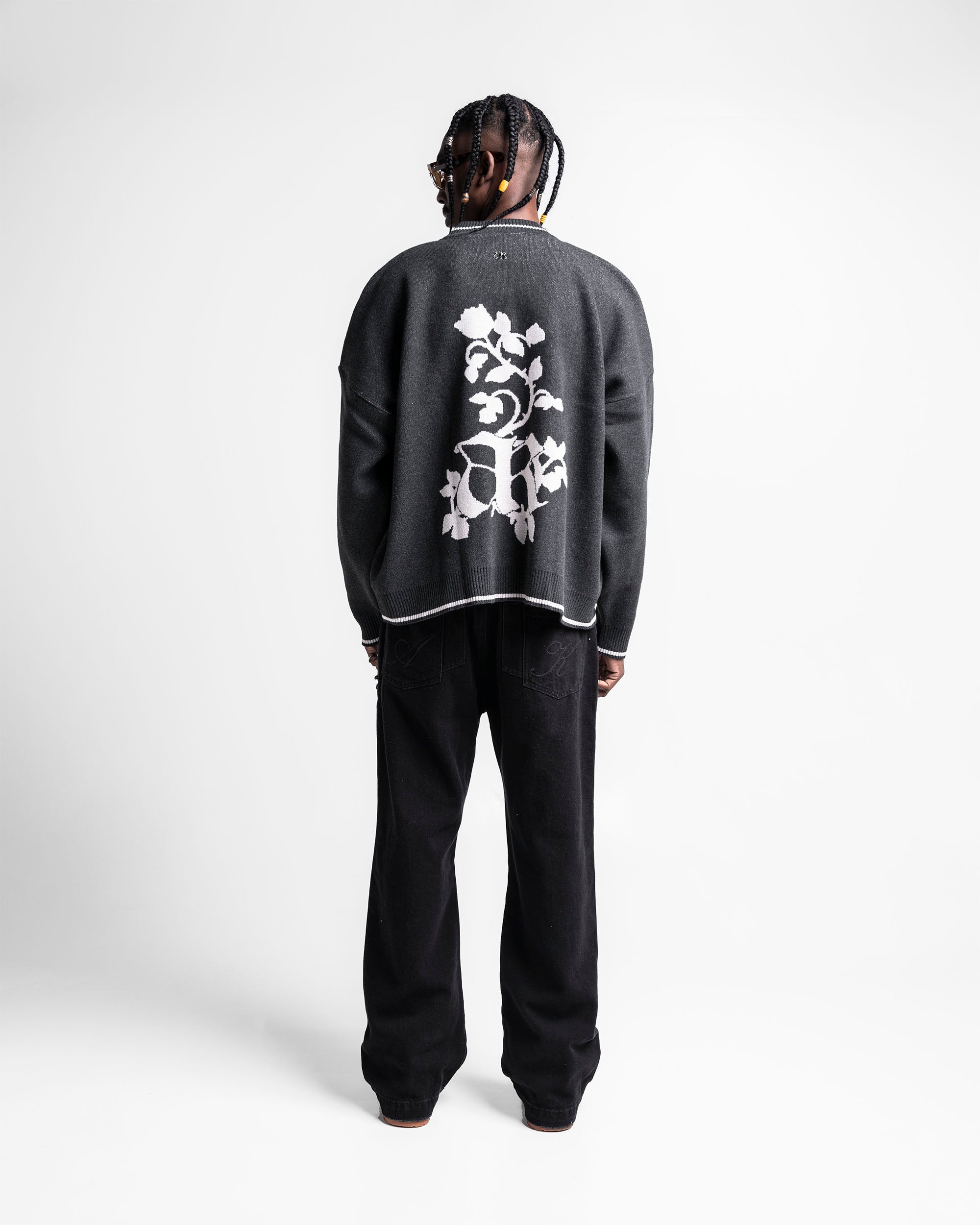 Knit Sweater Legione Gris Oscuro