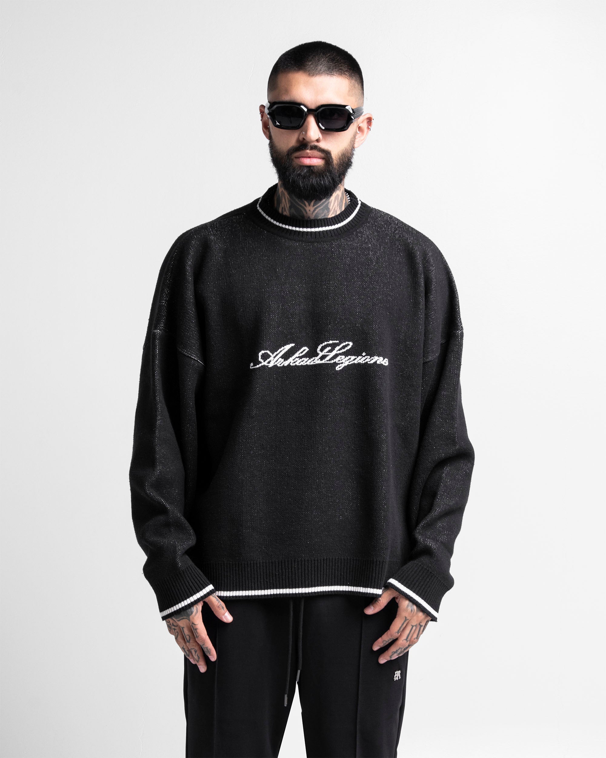 Knit Sweater Legione Negro