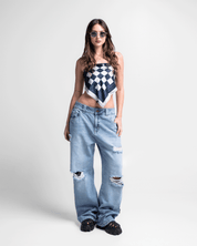 Jean Azul Destroyed - Unisex