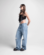 Jean Azul Destroyed - Unisex