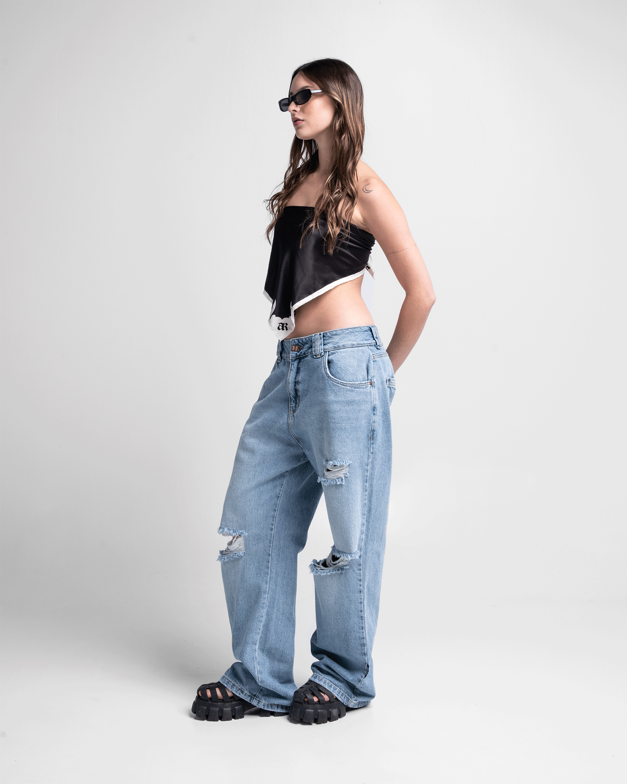 Jean Azul Destroyed - Unisex