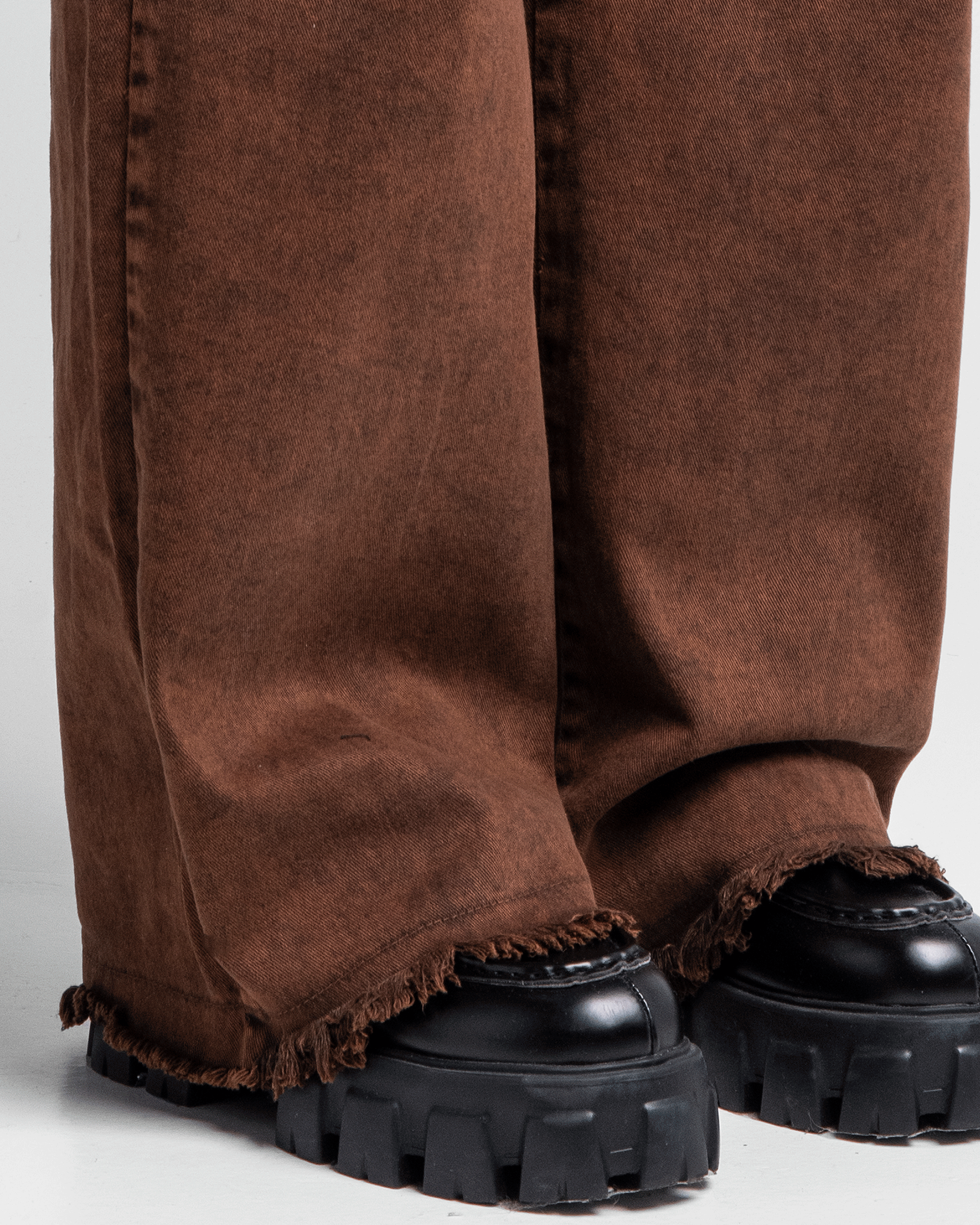 Jean Acid Wash Cafe Mujer