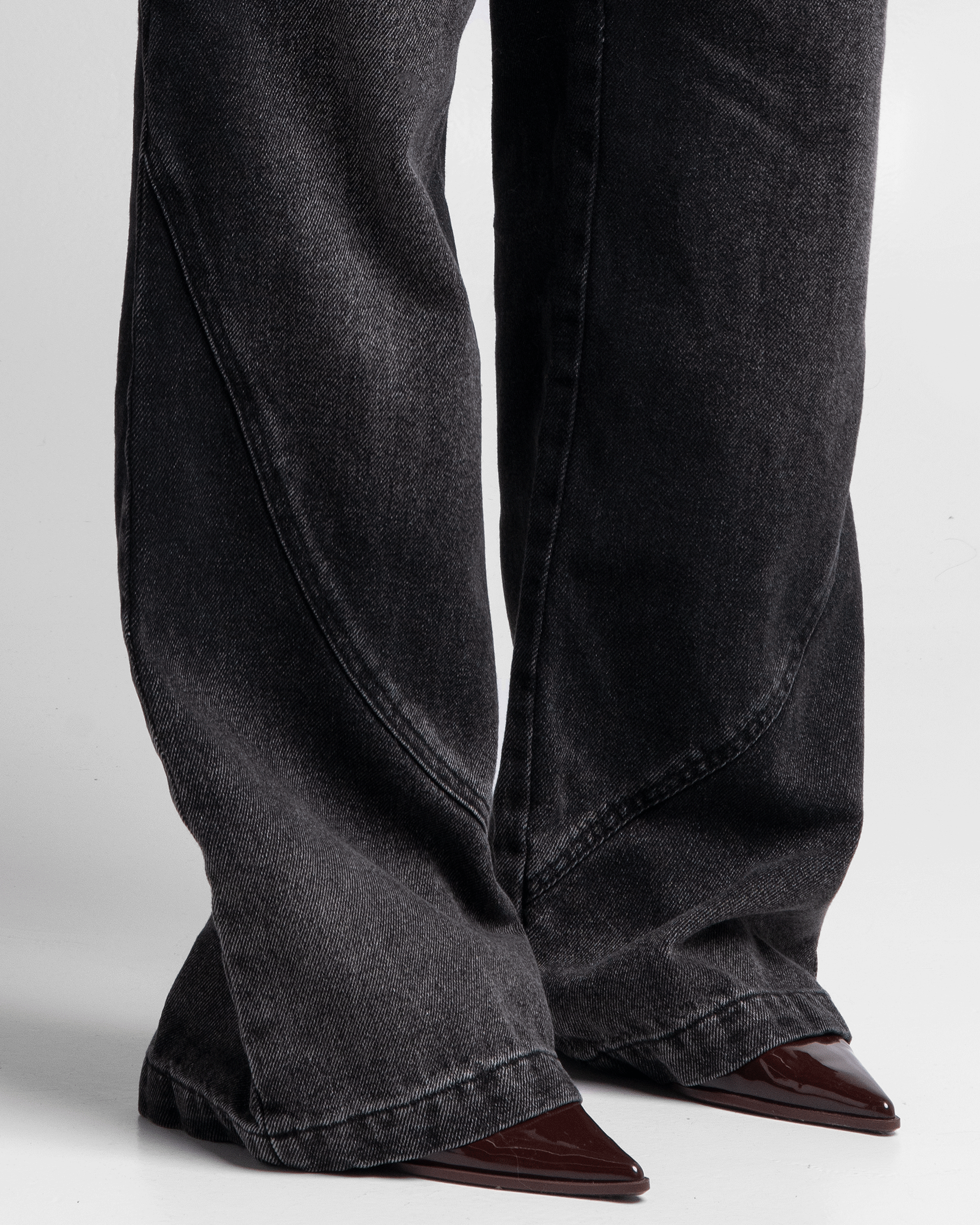 Printed Black Jean - Unisex