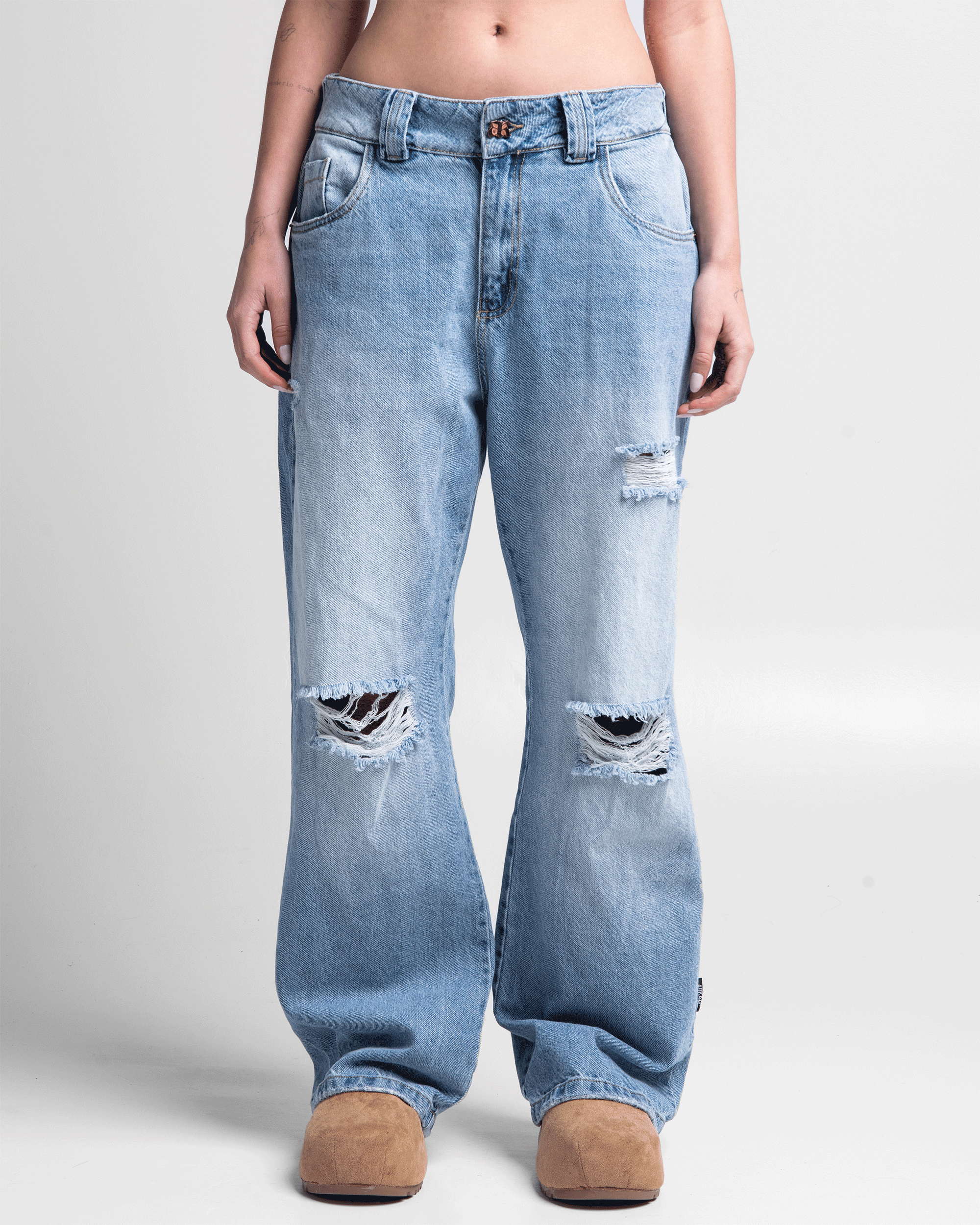 Jean Azul Destroyed - Unisex