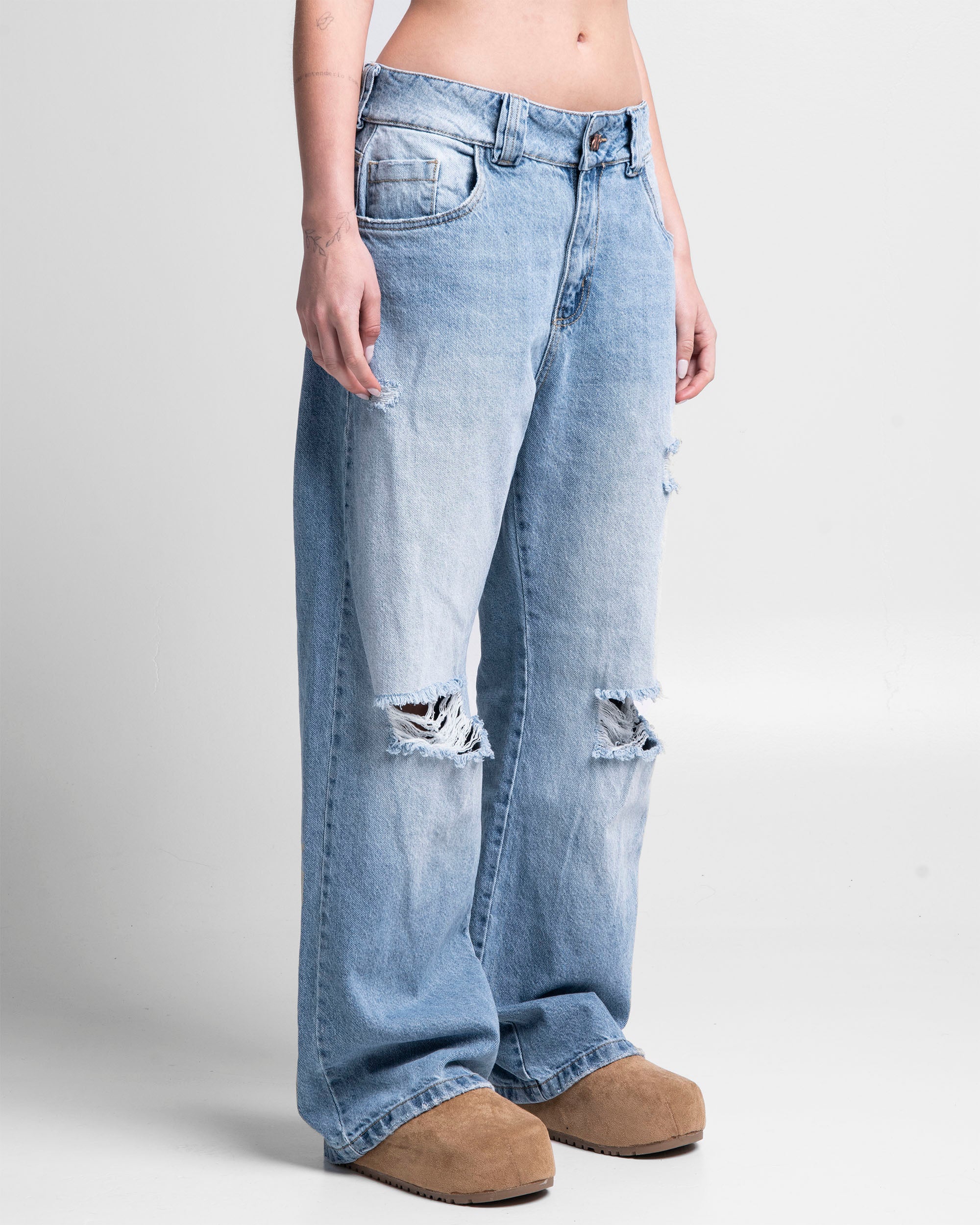 Jean Azul Destroyed - Unisex