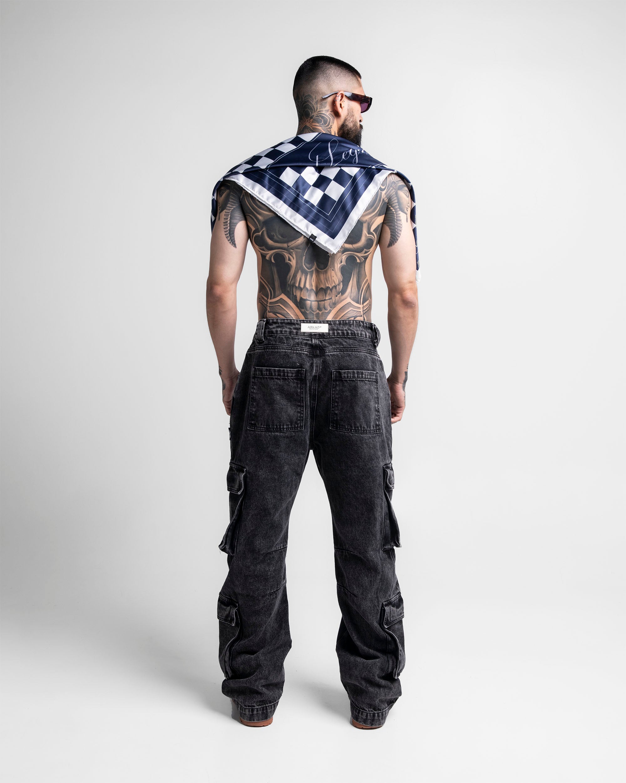 Bandana Cuadros Azul Legione