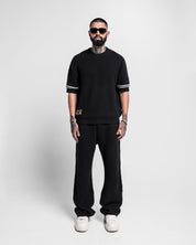 Knit Tshirt Records Negra