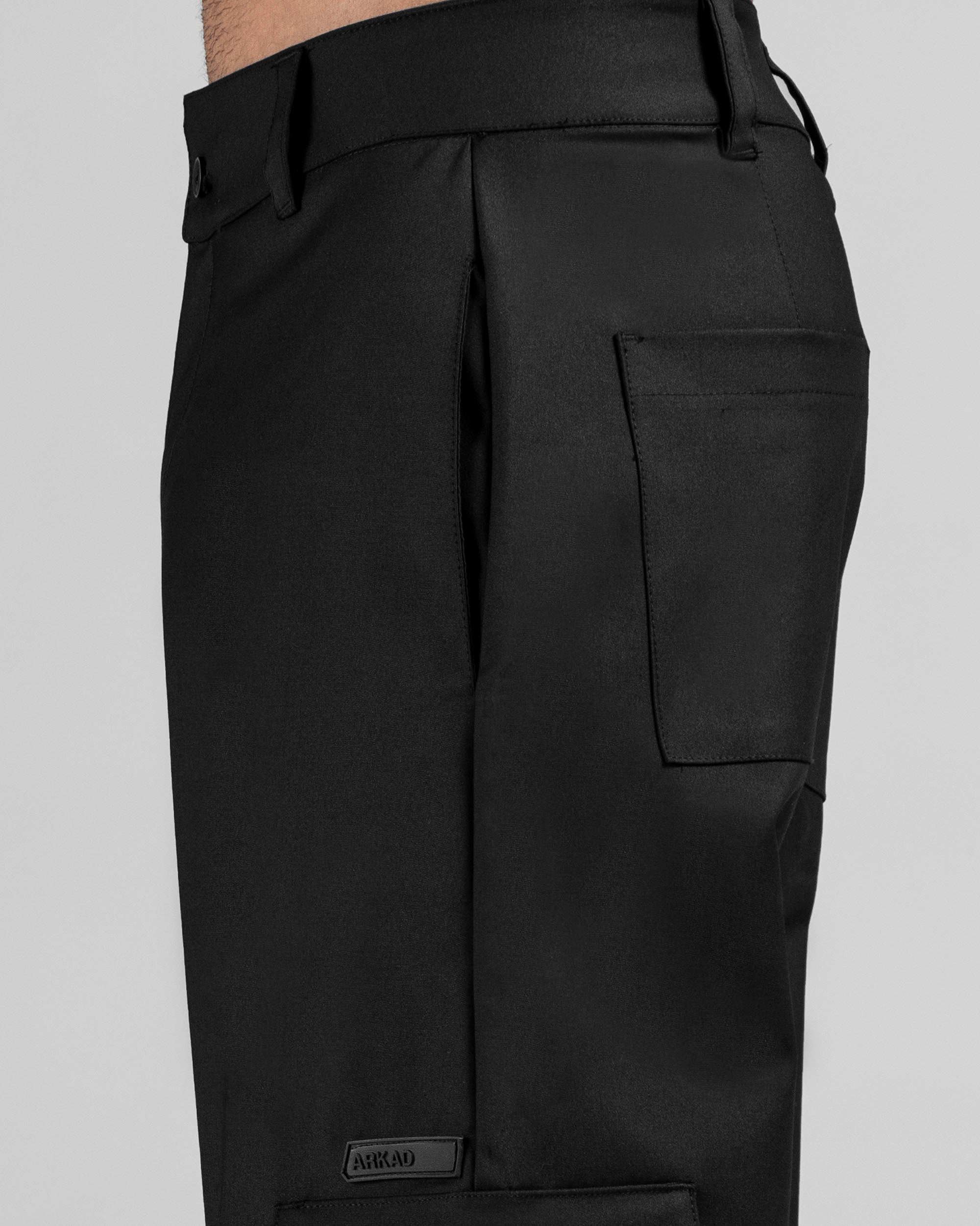 Tailored Pant Cargo Negro