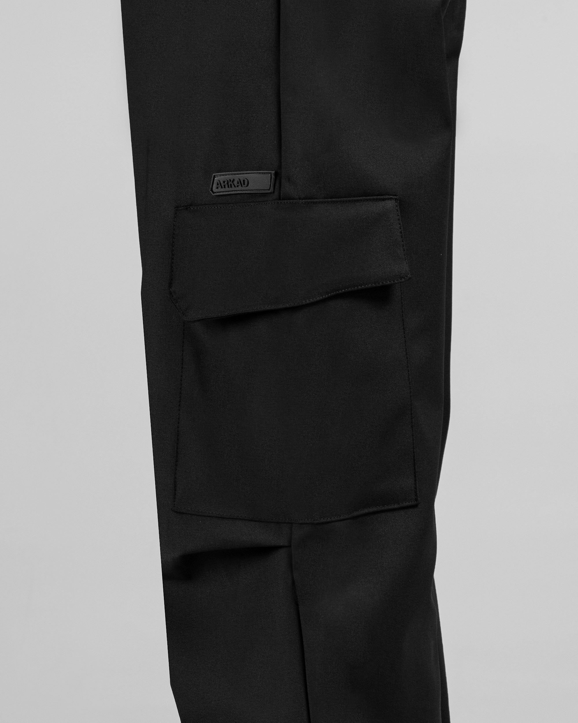 Tailored Pant Cargo Negro