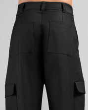 Tailored Pant Cargo Negro