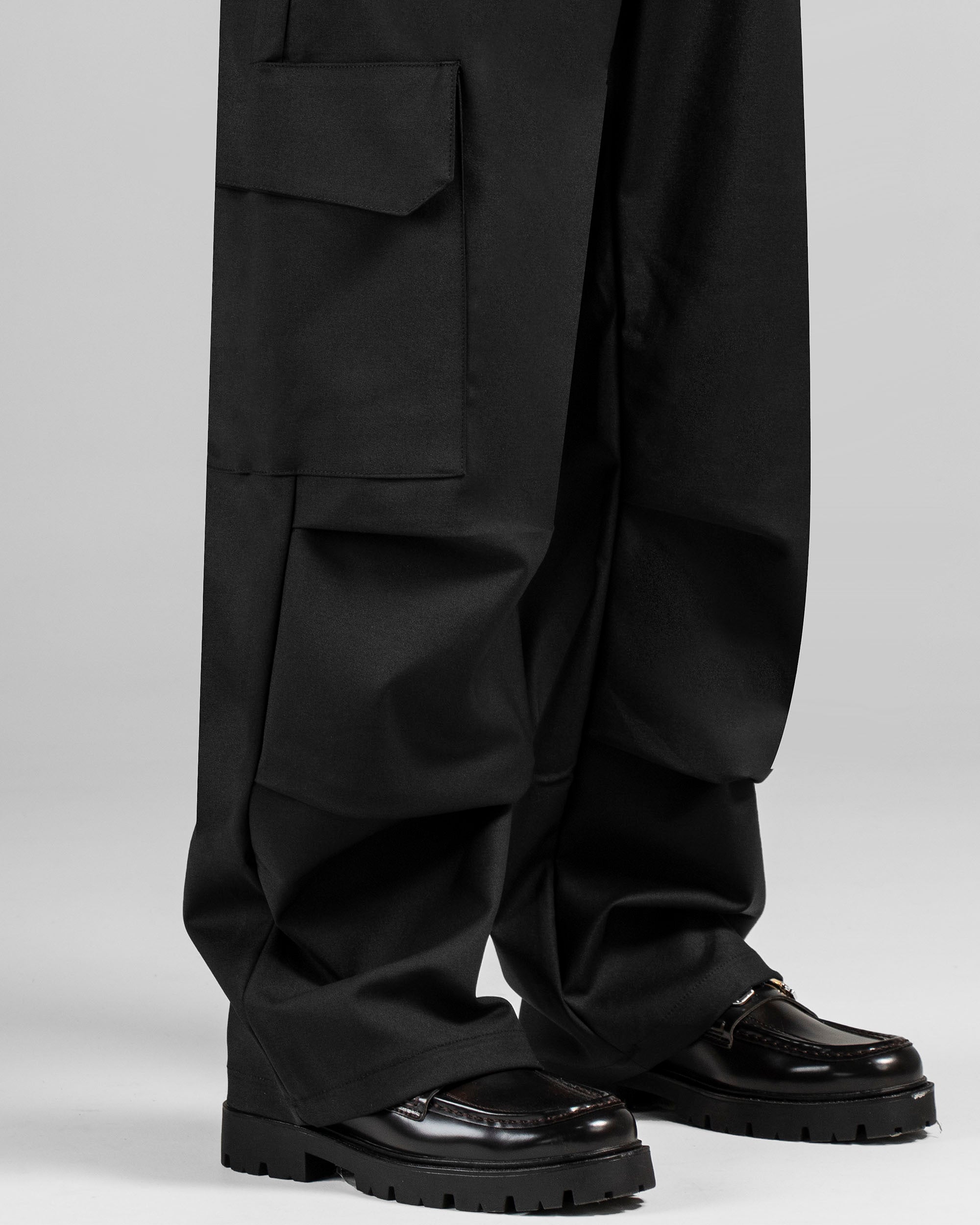 Tailored Pant Cargo Negro