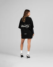 Tshirt Oversize Negra Angel