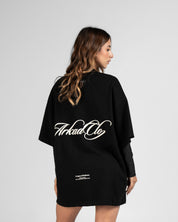Tshirt Oversize Negra Angel