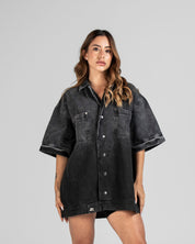 Denim Shirt Hustler