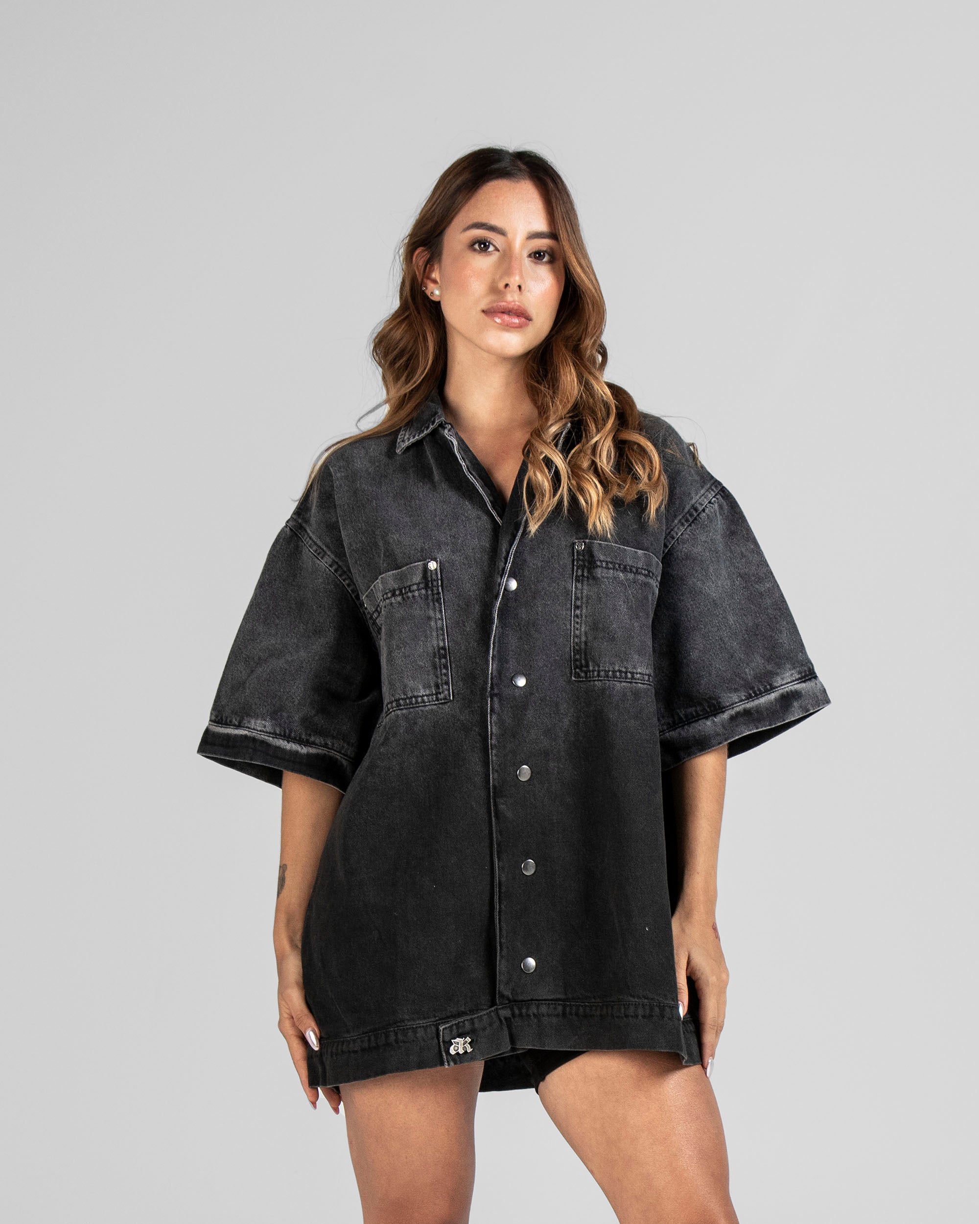 Denim Shirt Hustler