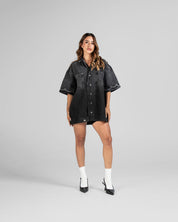 Denim Shirt Hustler