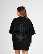 Tshirt Oversize Negra Velvet