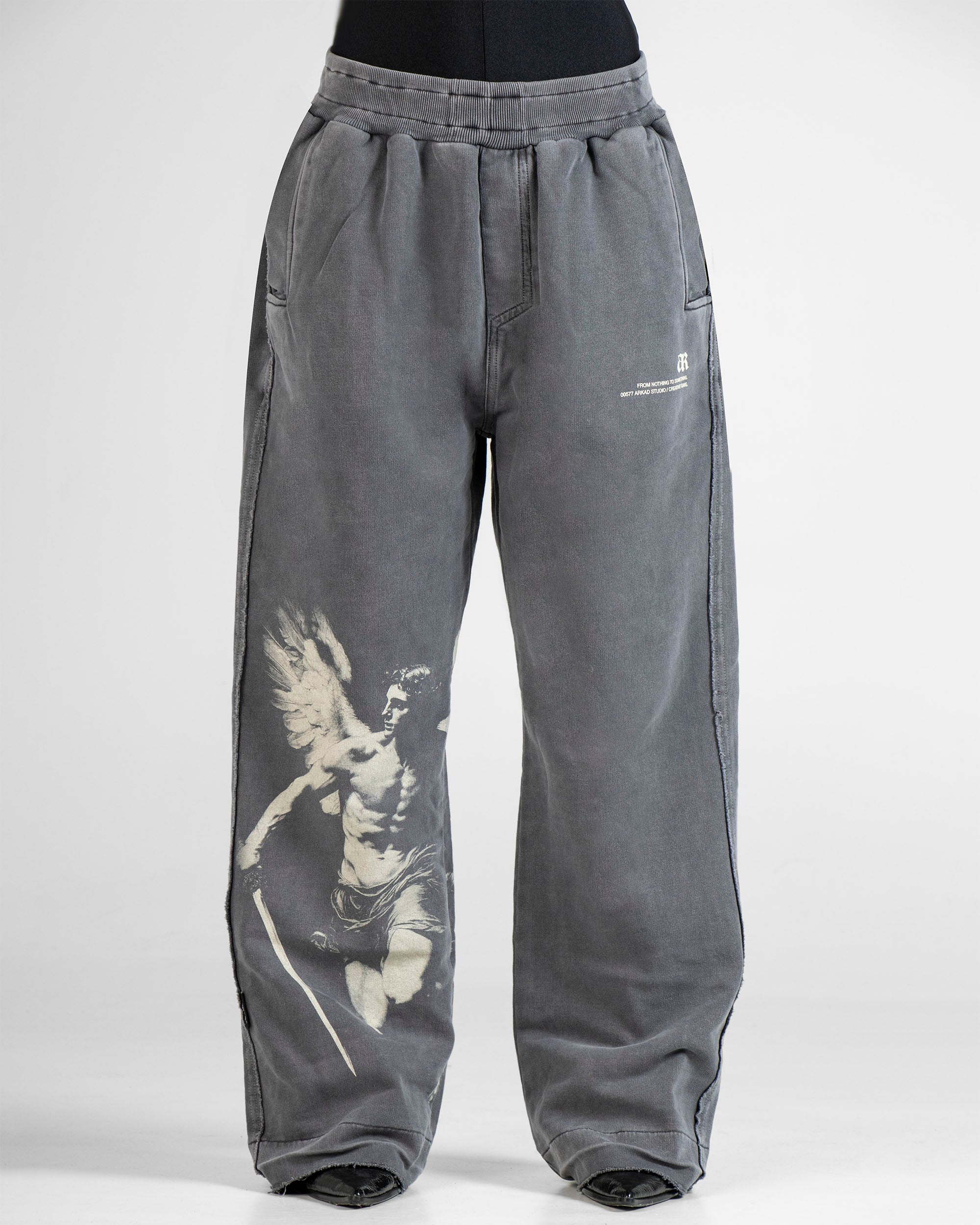 Trackpant Gris Hustler Unisex