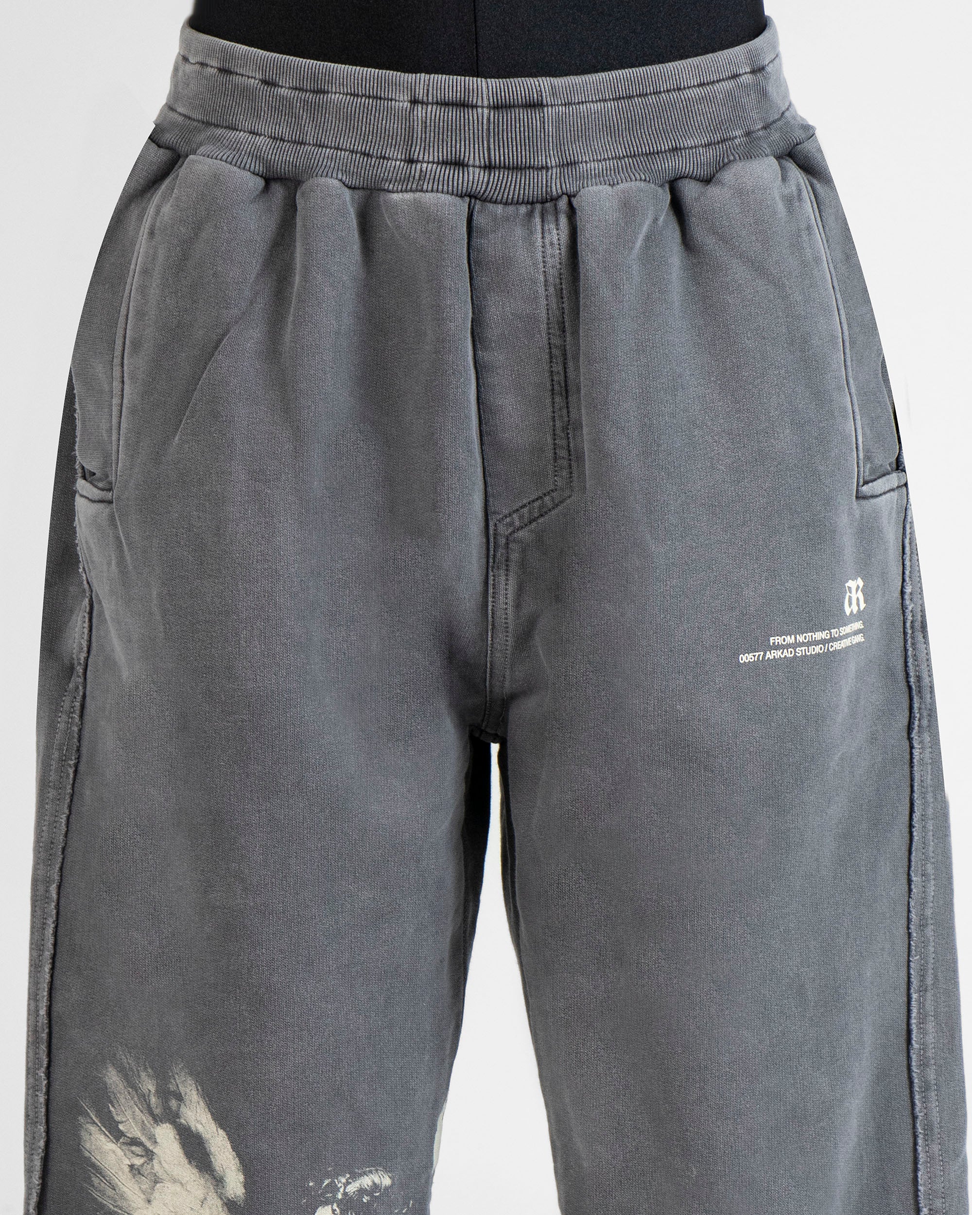 Trackpant Gris Hustler Unisex