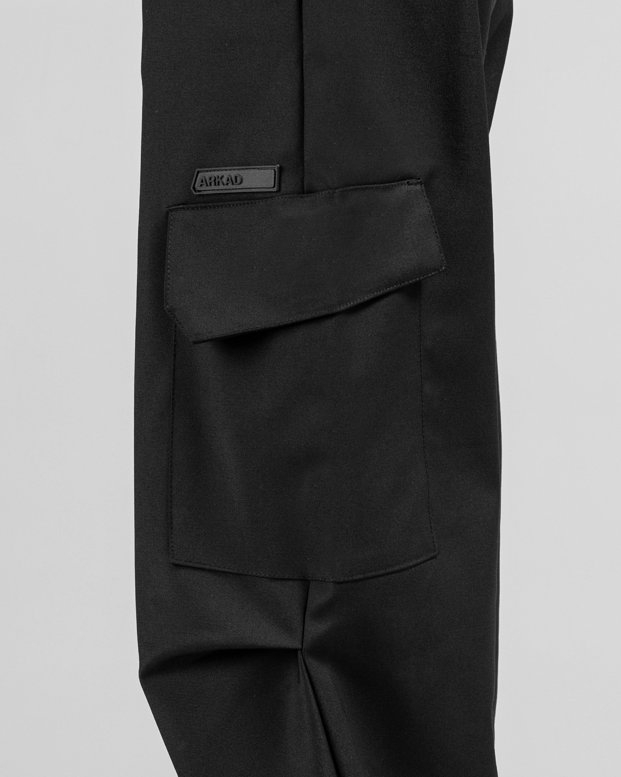 Tailored Pant Cargo Negro
