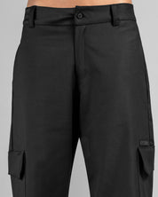 Tailored Pant Cargo Negro