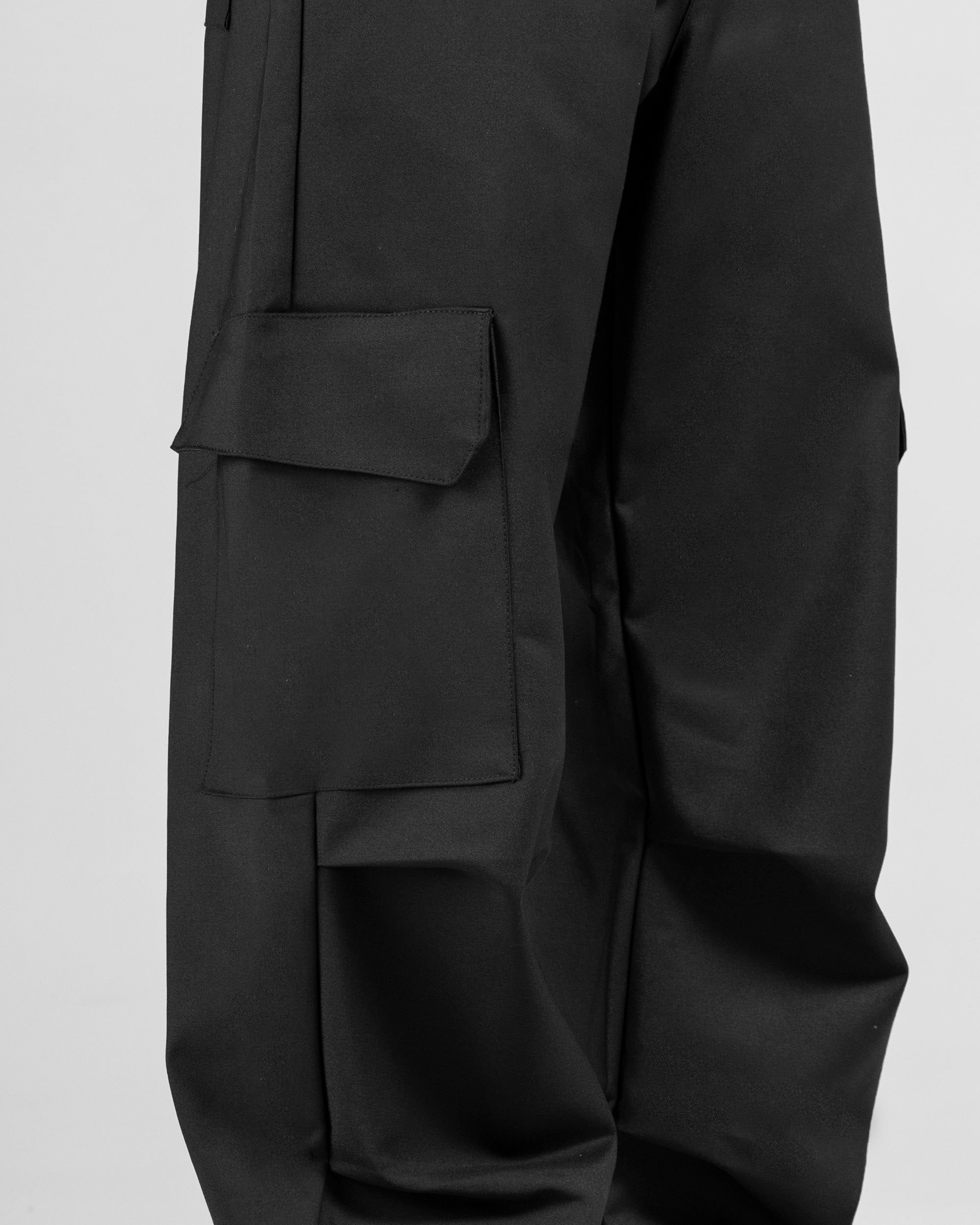 Tailored Pant Cargo Negro