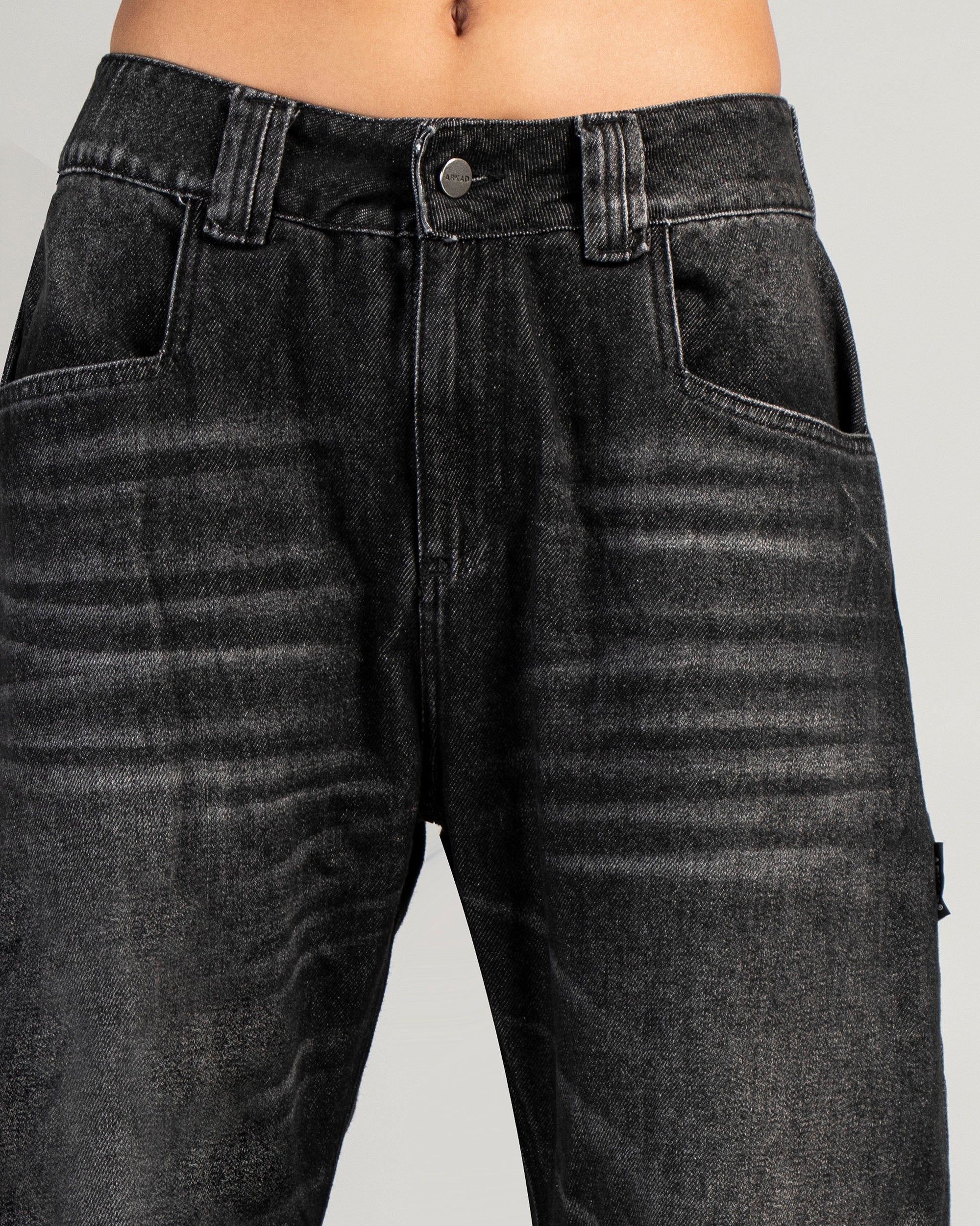 Denim Pant Baggy Negro Iluminaciones