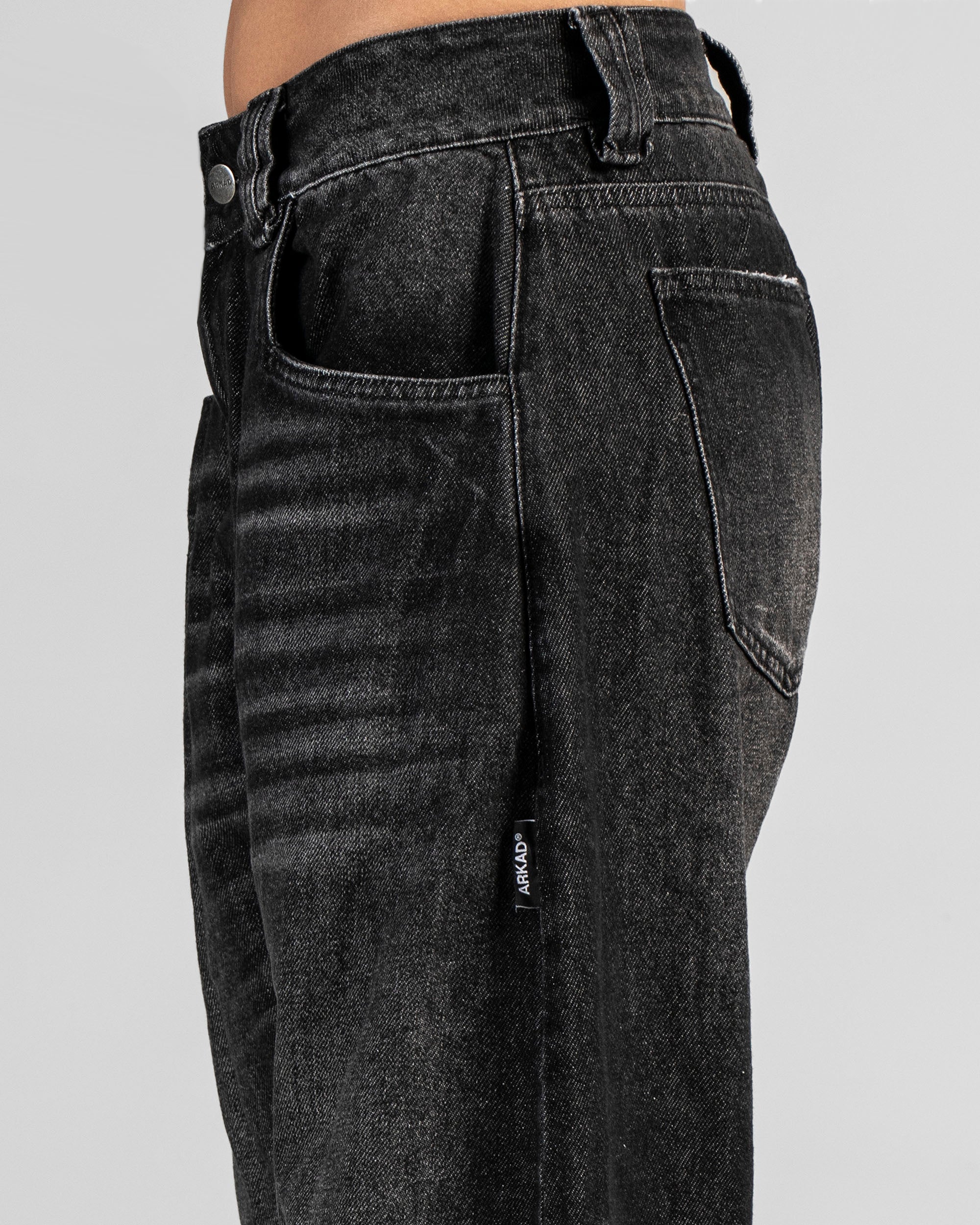 Denim Pant Baggy Negro Iluminaciones