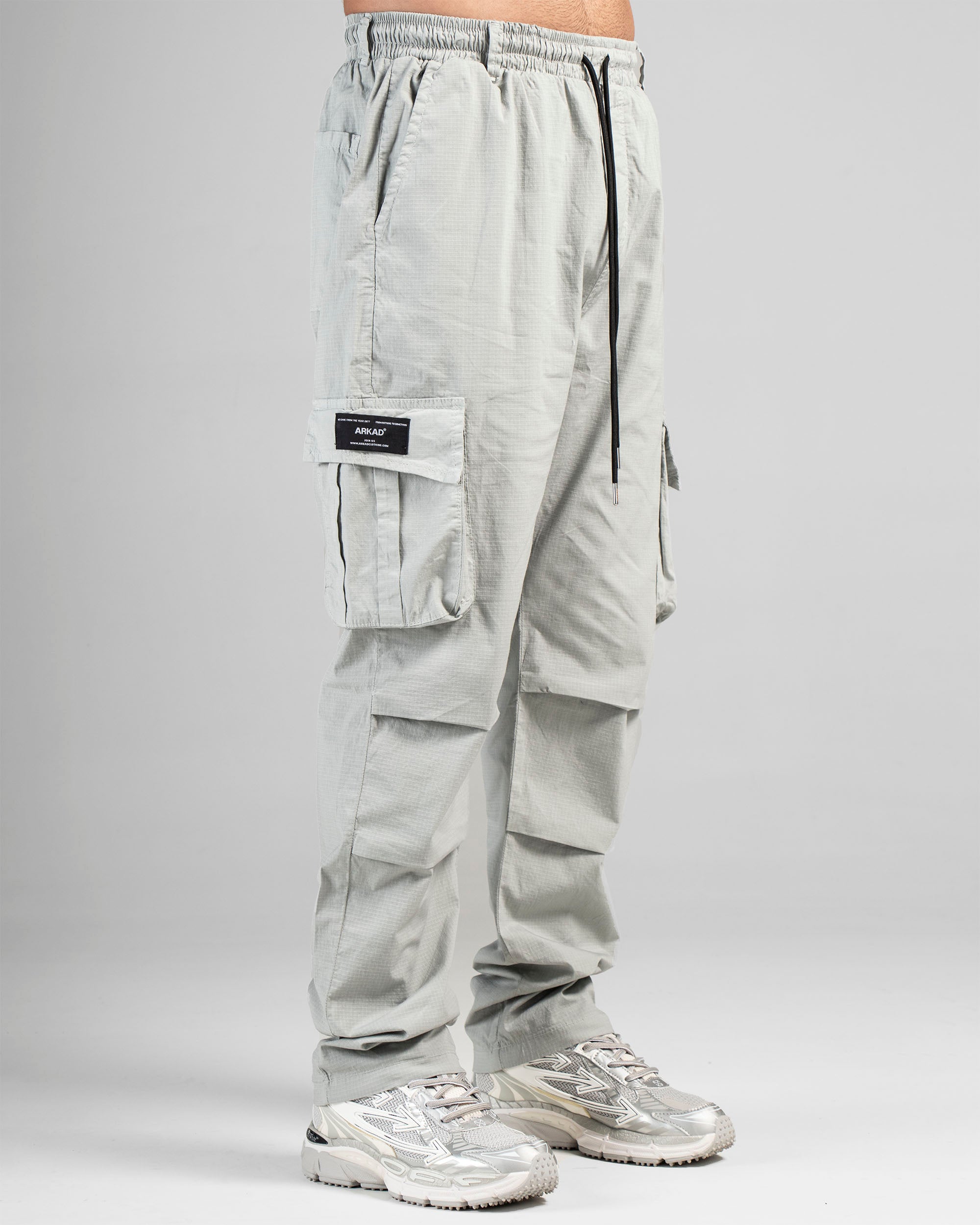 Cargo Ripstop Gris Claro