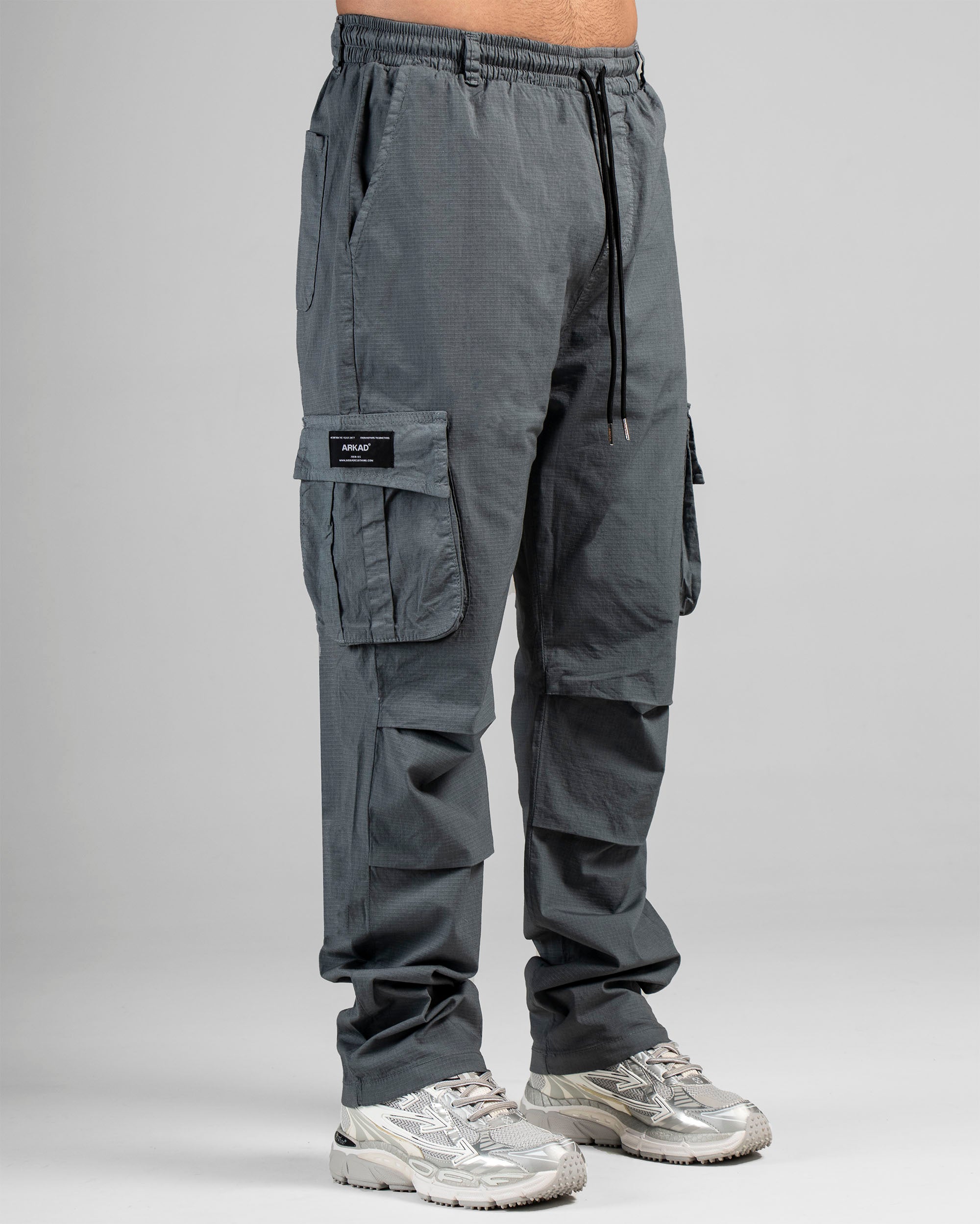 Cargo Ripstop Gris Oscuro