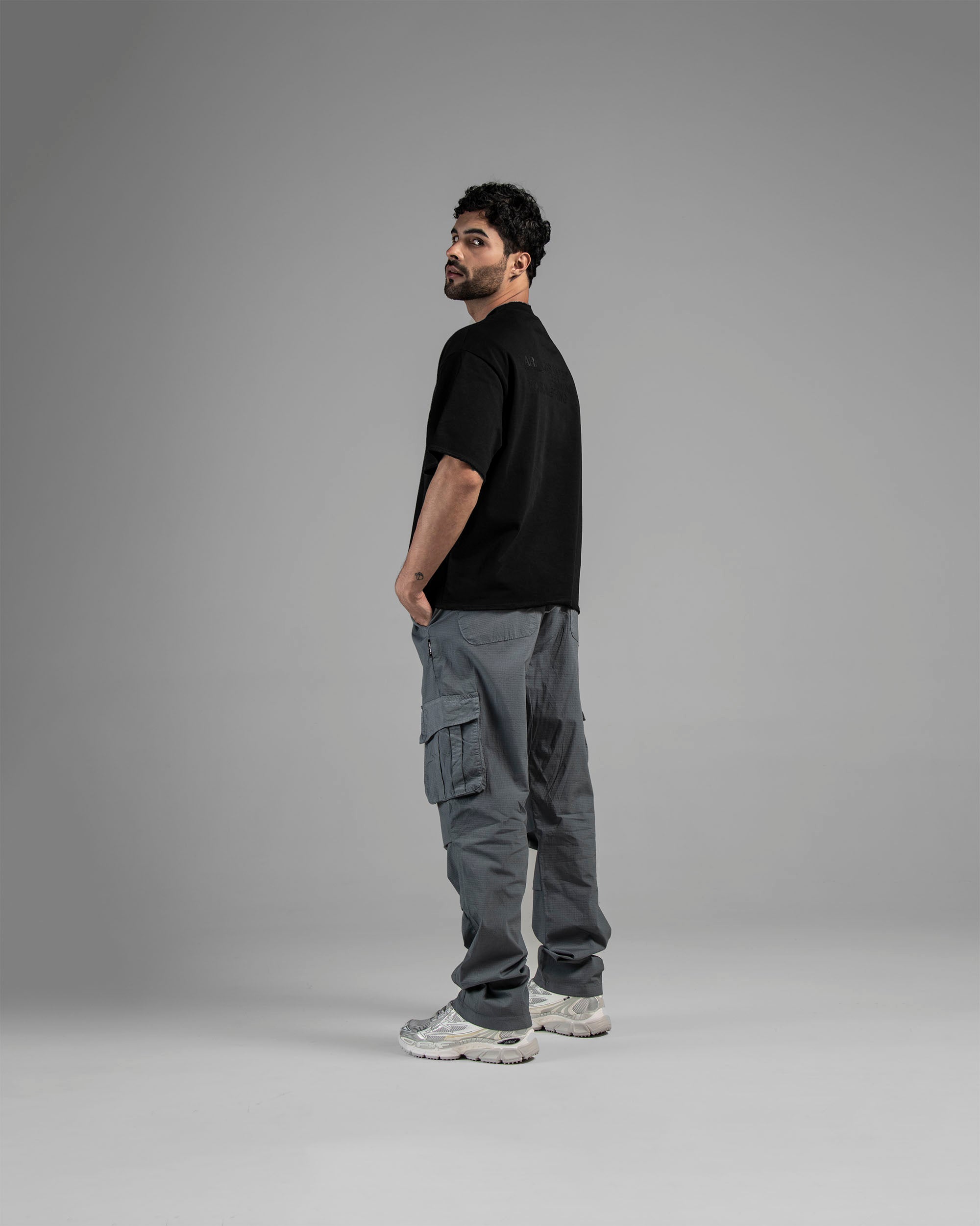 Cargo Ripstop Gris Oscuro