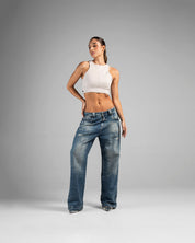 Denim Pant Azul