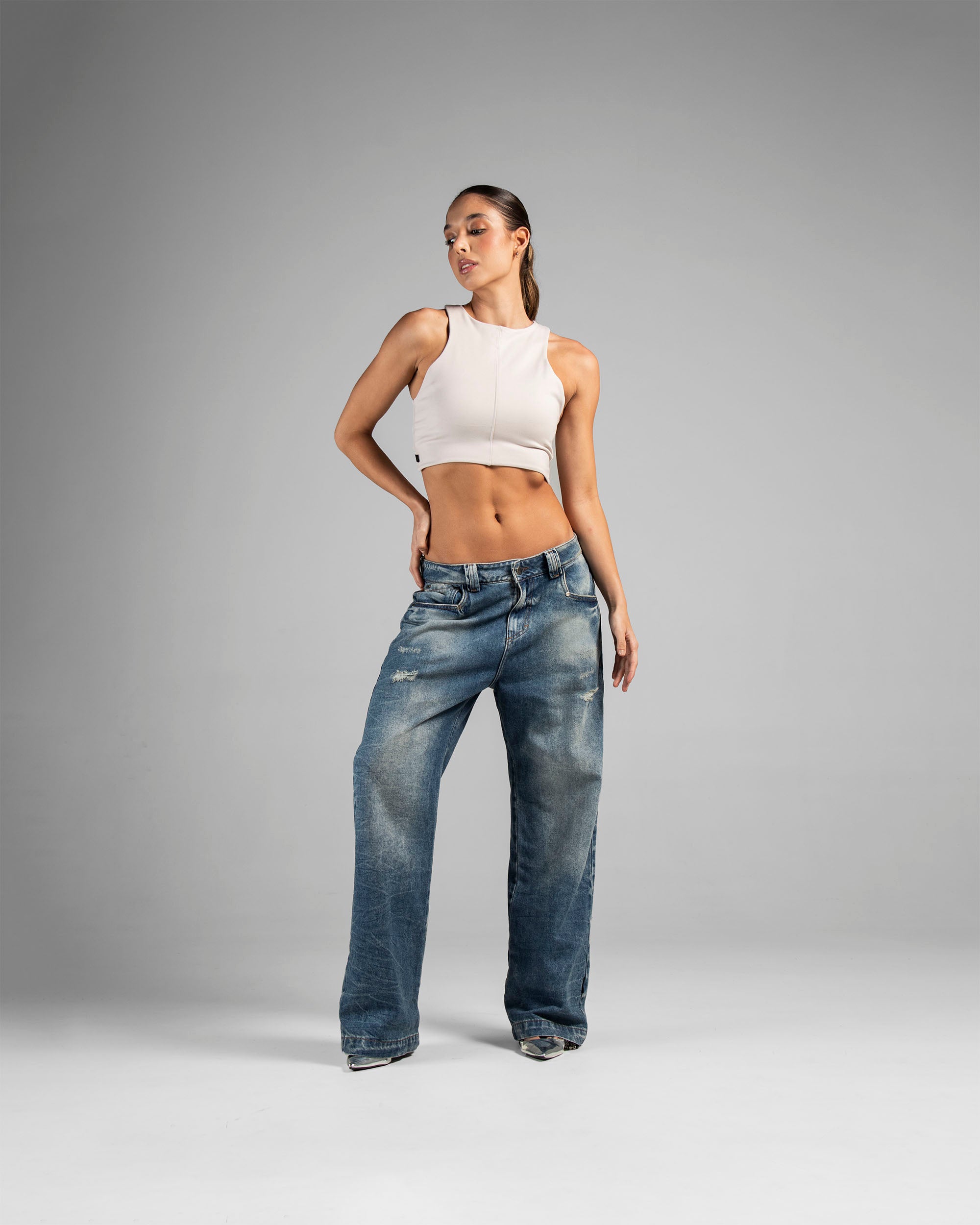 Denim Pant Azul