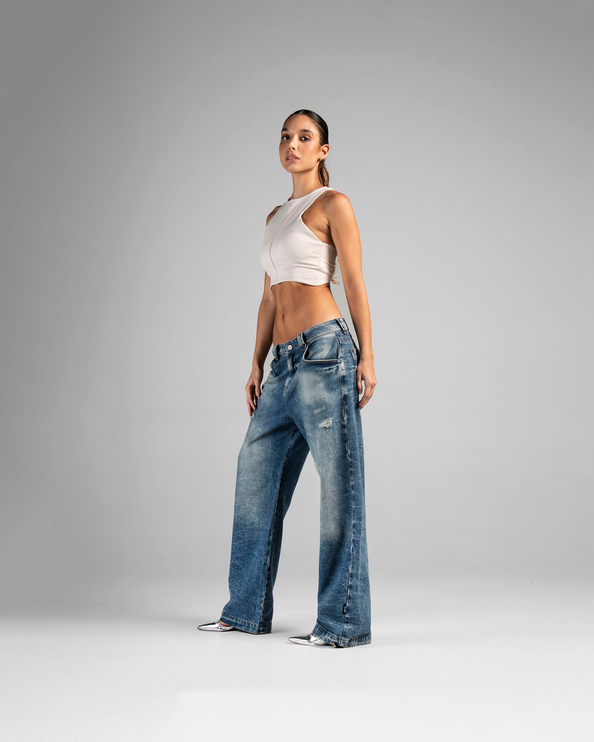 Denim Pant Azul
