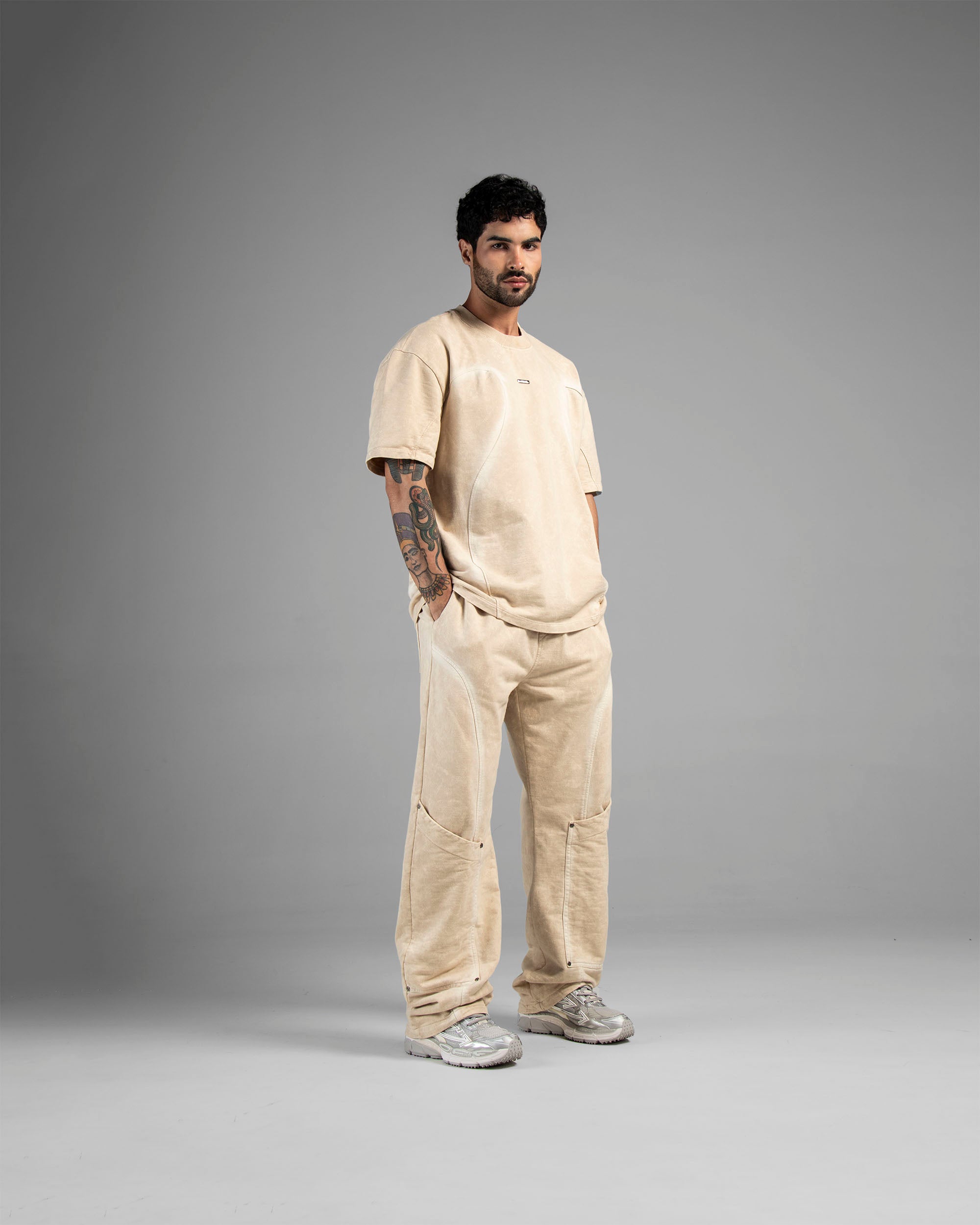 Tshirt Caqui Burda Shapes