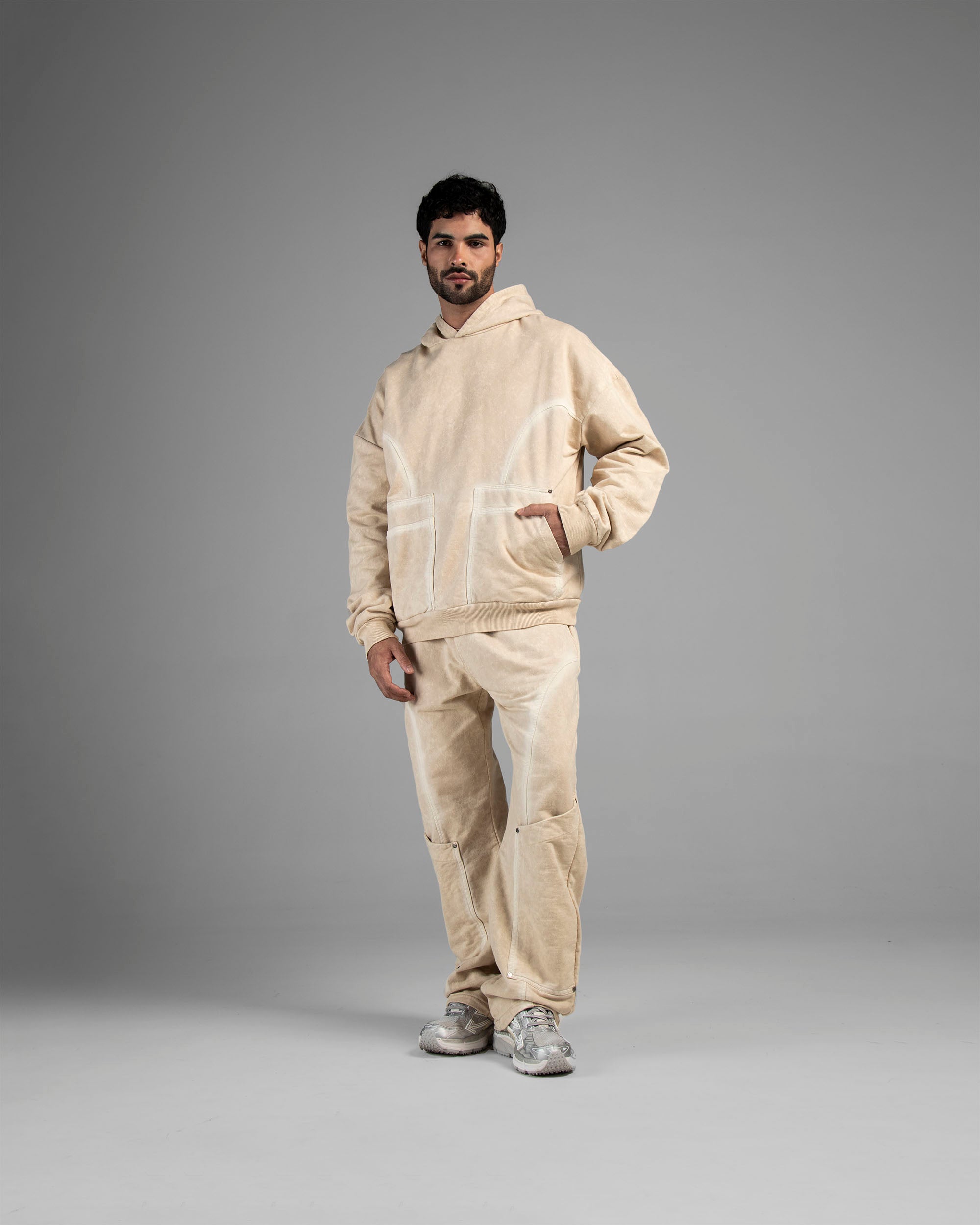 Sudadera Shapes Caqui