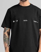Tshirt Negra Arkad Shapes - Regular Fit