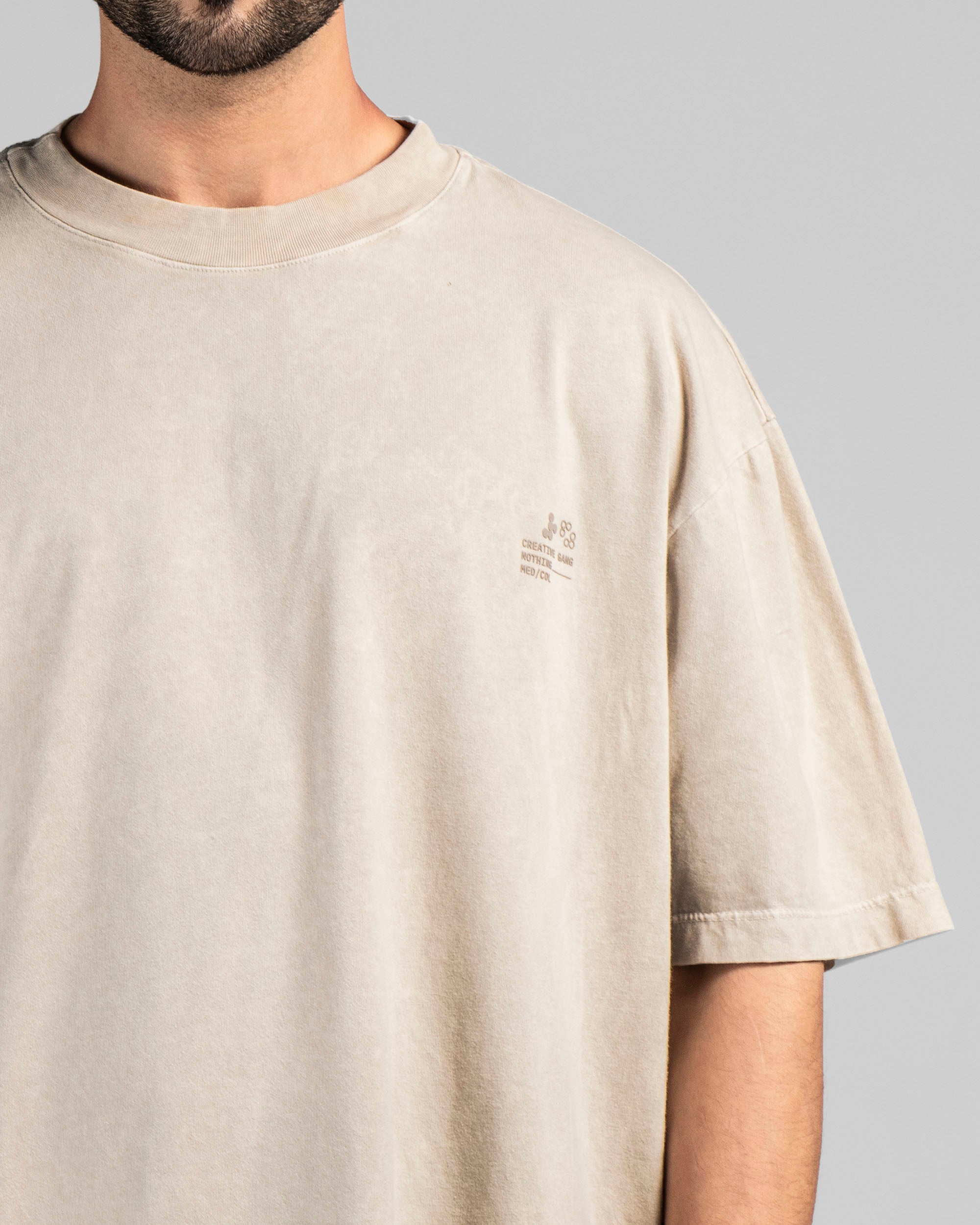 Washed Tshirt Sand Arkad Shapes - Oversize