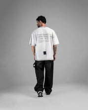 Washed Tshirt Gray Arkad Shapes - Oversize