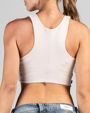Tank Top Mujer Beige