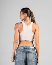 Tank Top Mujer Beige