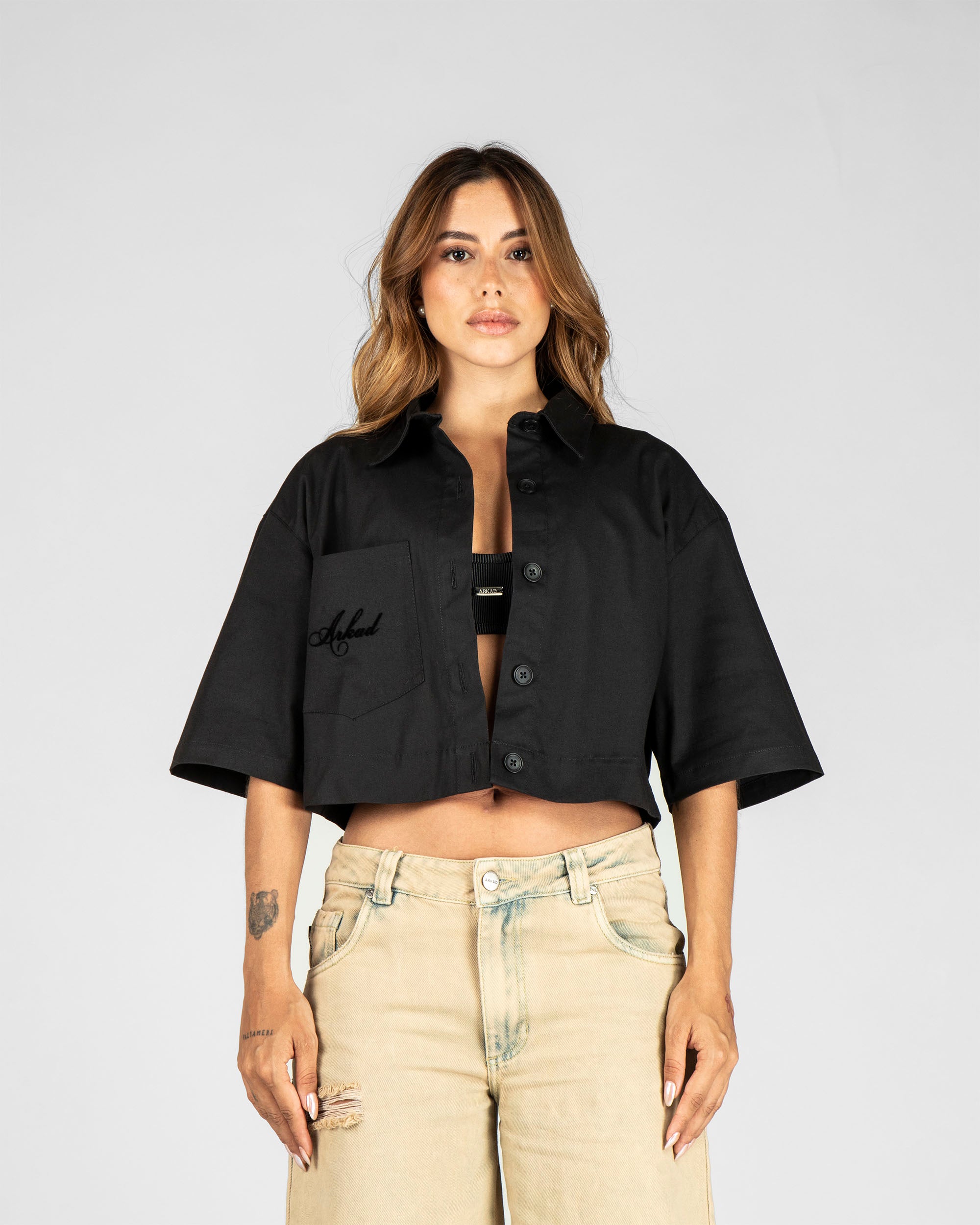 Camisa Corta Botones Topdog