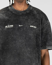 Washed Tshirt Negra We Weren´t Born