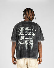 Washed Tshirt Negra We Weren´t Born